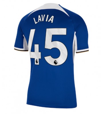 Chelsea Romeo Lavia #45 Koszulka Podstawowych 2023-24 Krótki Rękaw